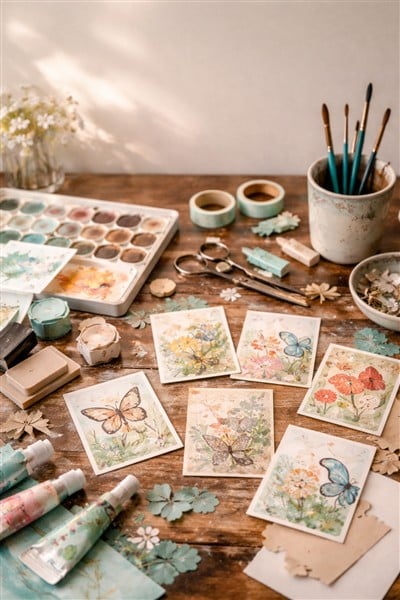 Materialien für ATCs