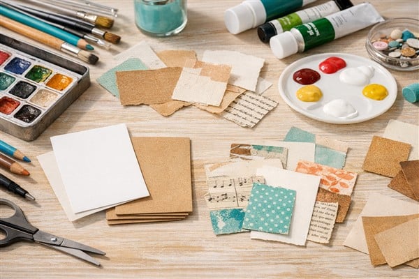 Materialien für ATCs